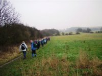 Walking a section of the Cuckoo Way near Wales
